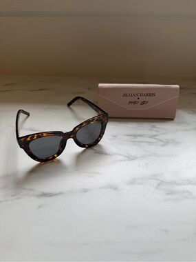 Jillian Harris Tortoiseshell Cat-Eye Sunglasses - Brown